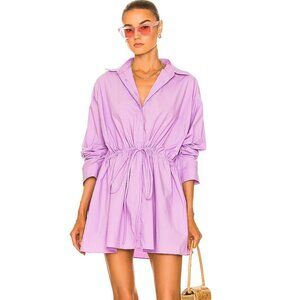 Matteau Violet Relaxed Beach Tunic Dress Size 1 or XS